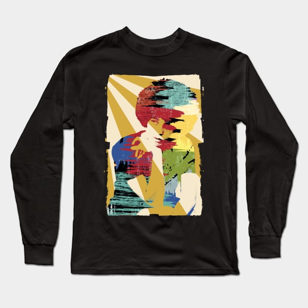 Angela Davis Long Sleeve T-Shirt by HAPPY TRIP PRESS